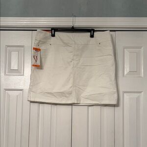 S.C.&CO. White Mini Skirt XXL